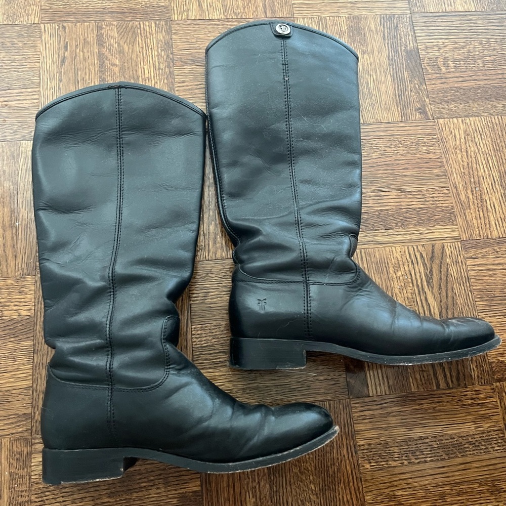 Frye Wide Calf Melissa Button Boots